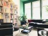 ALSAOL Immobilien: Edle möblierte 5 Zimmer - Jugendstil-Wohnung in bester Lage in Nymphenburg! - stylisches Wohnzimmer