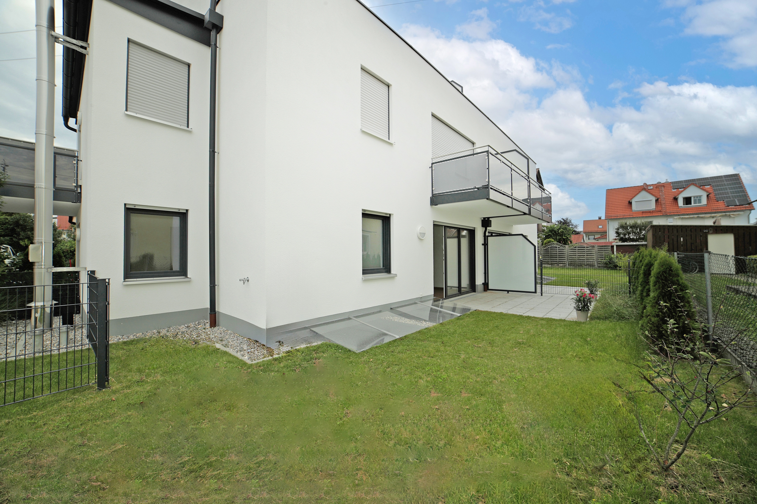 Garten mit S/W Ausrichtung