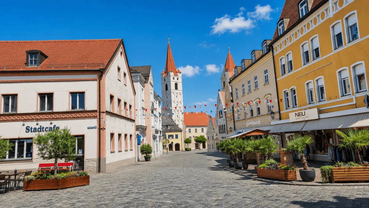 Ansicht Moosburg Innenstadt