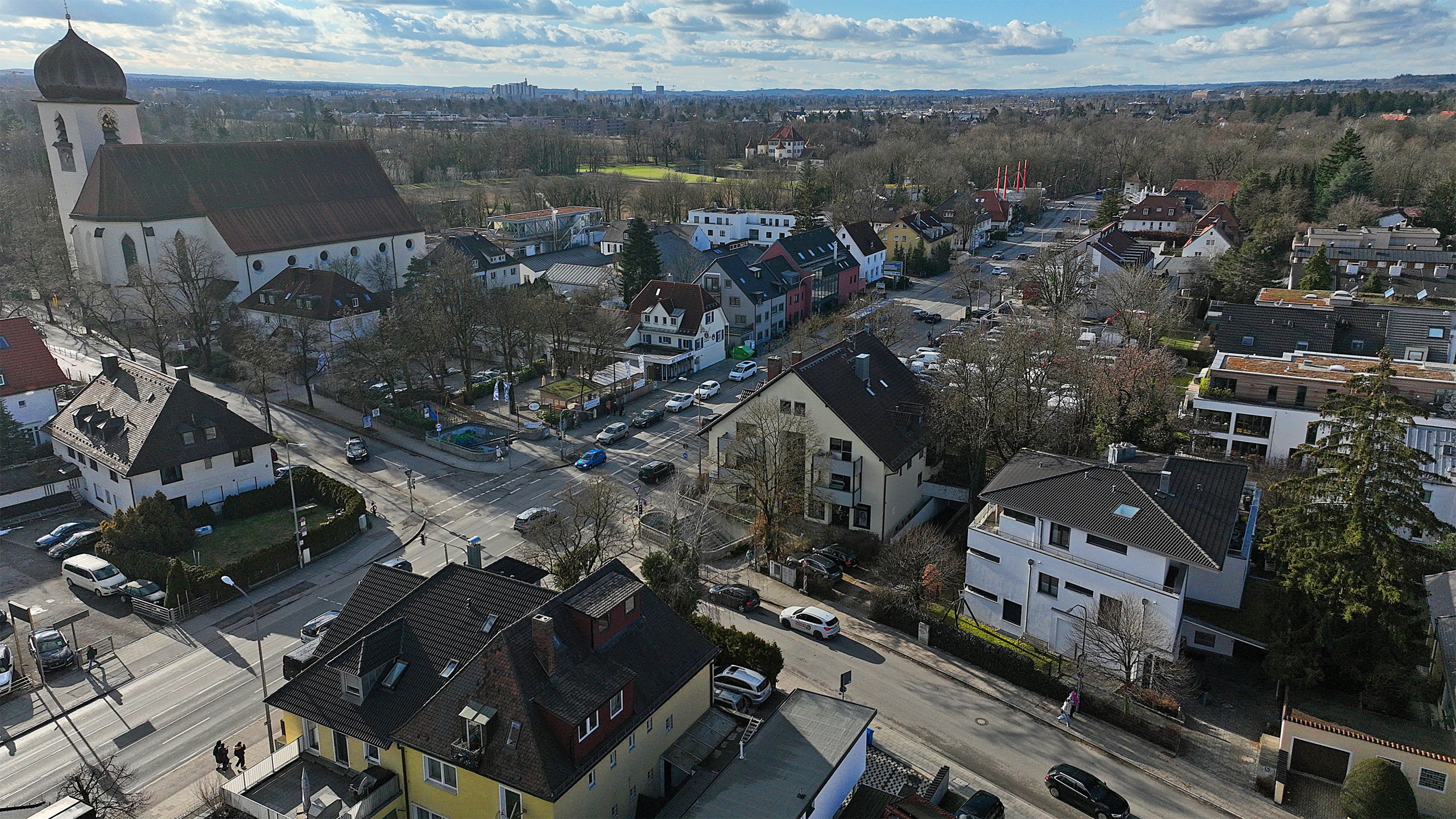 Umgebung m. Schloß Blutenburg