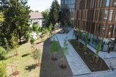 ALSAOL Immobilien: Extravagantes urbanes Apartment mit beheiztem Wintergarten in Toplage Bogenhausen - Blick vom Wintergarten