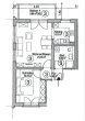 Sonnige 2-Zimmer-Wohnung mit großem West-Balkon im München - Am Hart - Grundriss