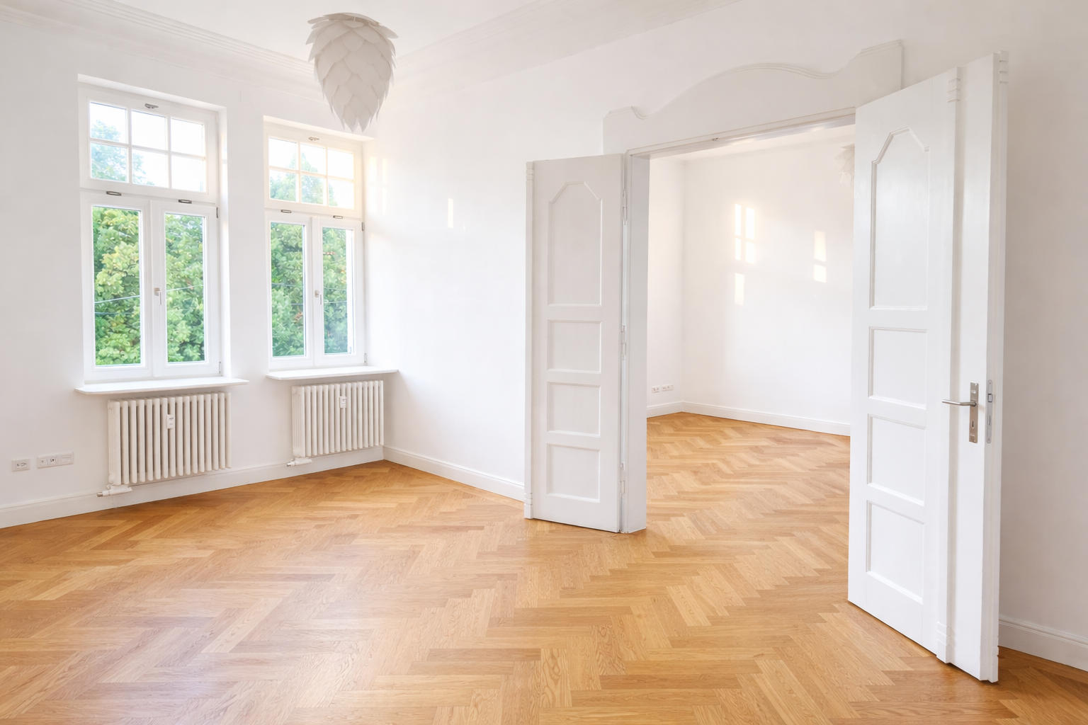 Schlafzimmer-Durchgang Kaminzimmer