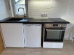 Gemütliches 1-Zimmer-Apartment mit Süd-Balkon und Einbauküche in München-Pasing - Küche