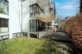 Rarität: Edle, hochwertige Gartenwohnung auf 2 Ebenen mit Süd-Terrasse im begehrten Obermenzing - Südgarten mit Terrasse