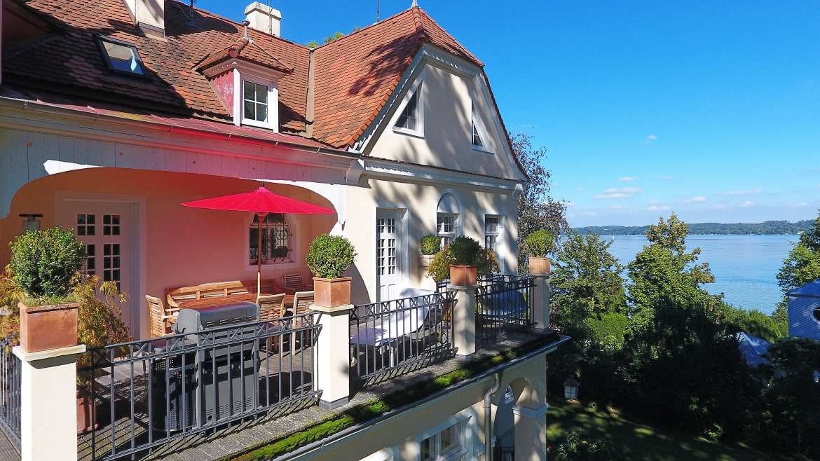 Terrasse mit Seeblick im 1. OG
