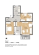 Gepflegte, gut geschnittene und helle 3 Zimmer-Wohnung mit Balkon in grüner Lage in Untermenzing! - Grundriss