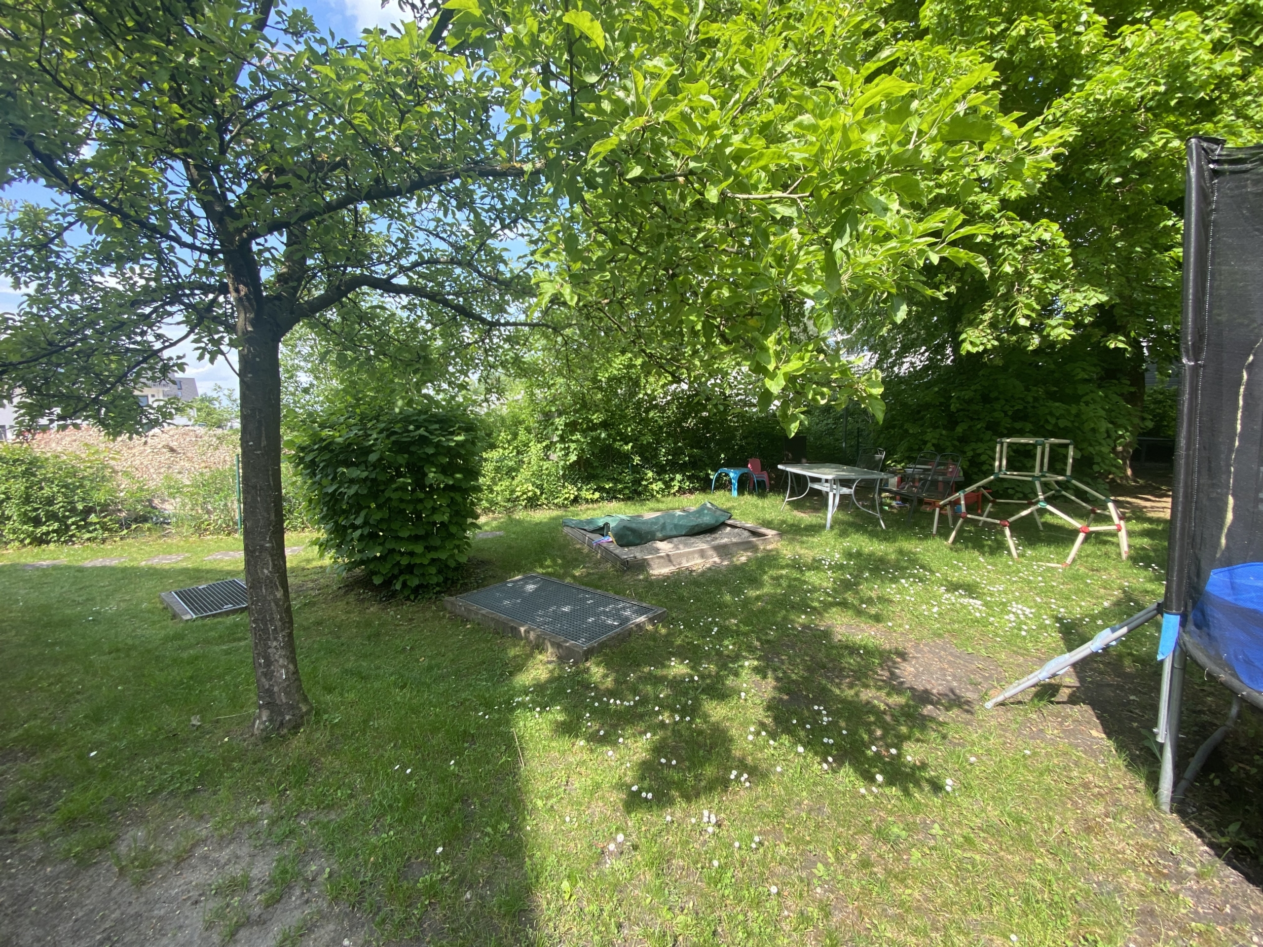Gemeinschaftsgarten im Sommer