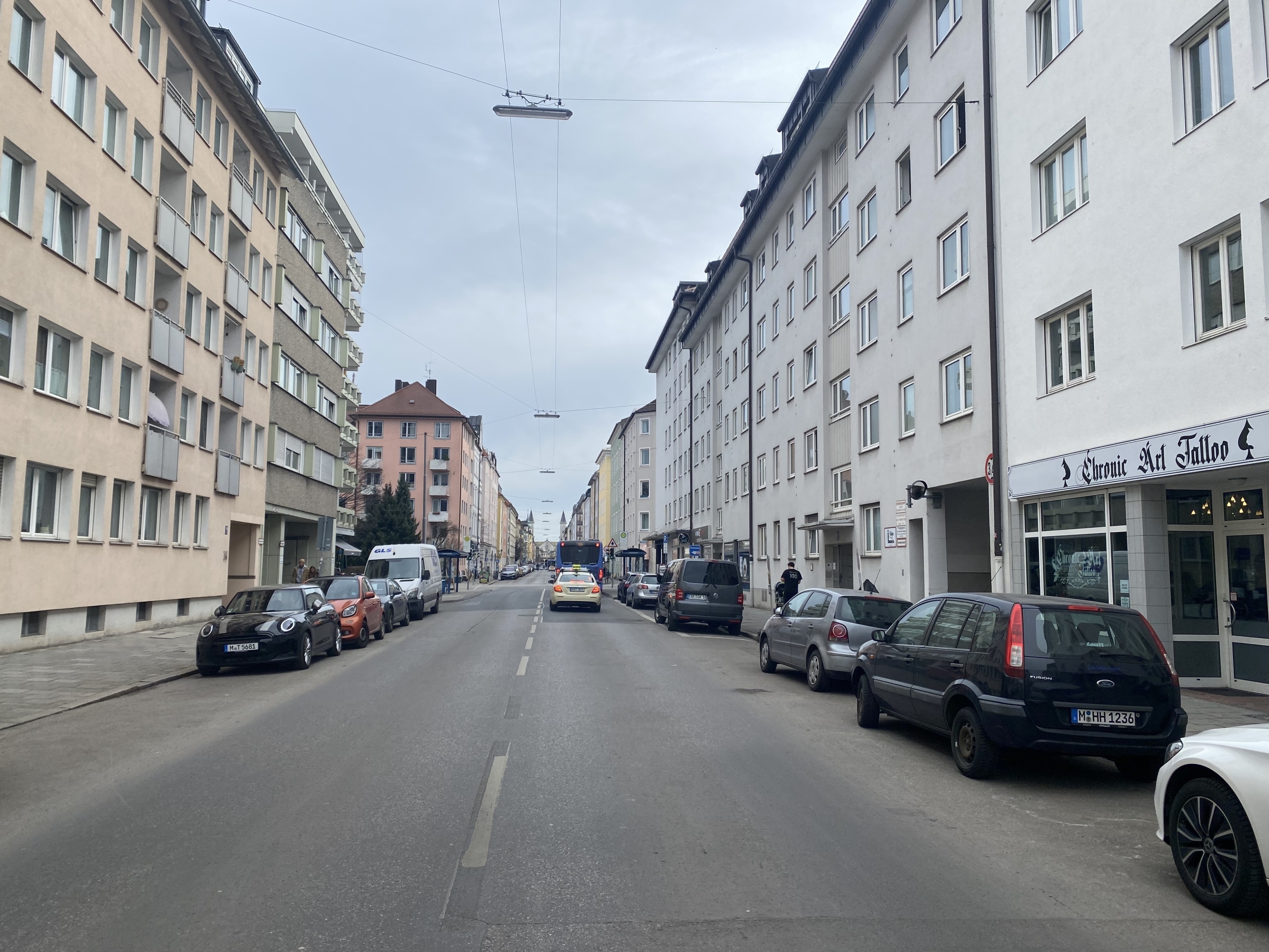Schellingstr. direkte Umgebung