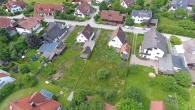 Idyllisches Baugrundstück m. Baugenehmigung für ein attraktives 5 Parteienhaus in Toplage Türkenfeld - Vogelperspektive 1 Grundstück markiert