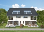 Neubau-EBZ - Perlach Living - O FIVE -Sensationelle 2 oder 3 Zimmer Gartenwohnung - Hausansicht