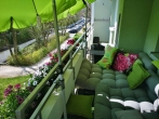 Gut geschnittene,sonnige 2 Zimmer-Wohnung mit Südbalkon und Blick ins Grüne in Perlach! - Balkon - Sommerlounge