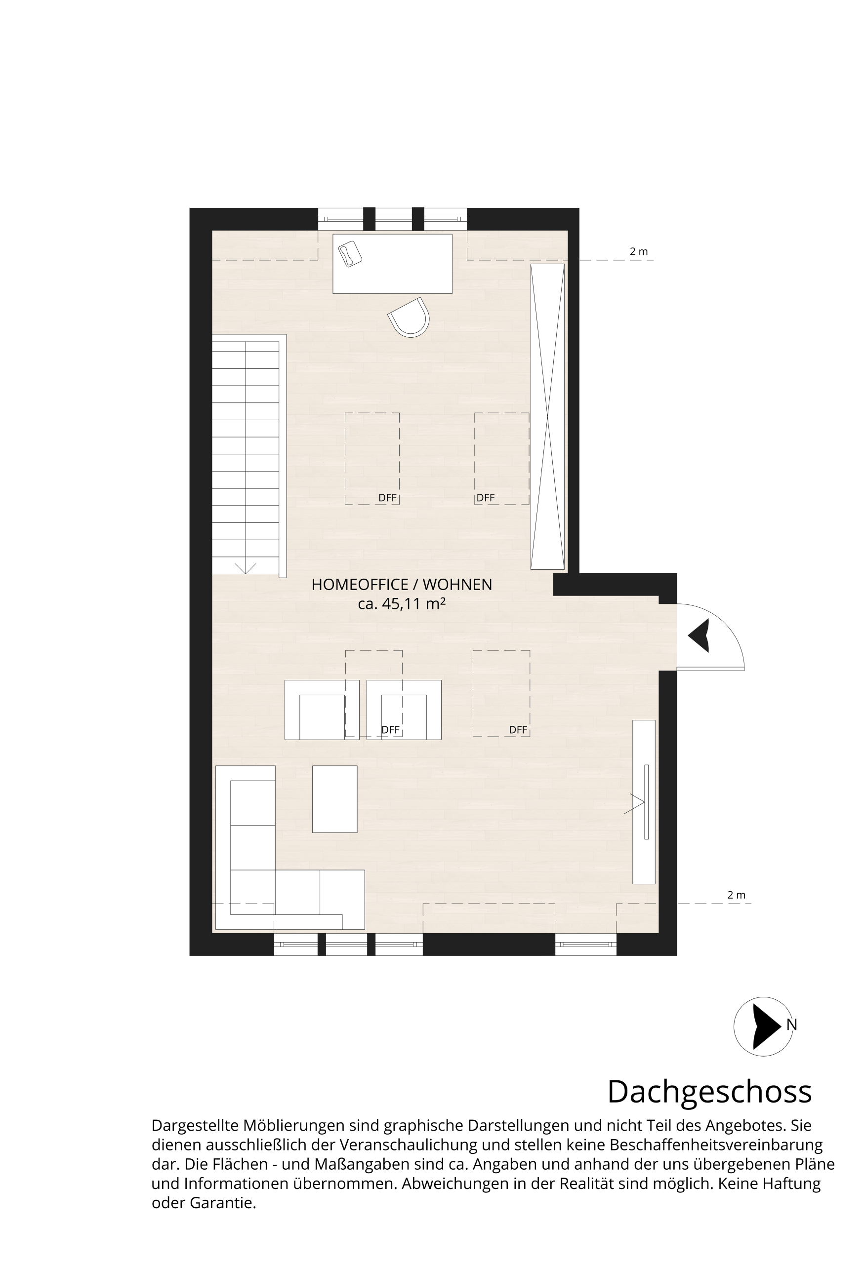 Grundriss Dachgeschoß