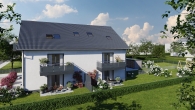 NB EBZ: Imposante 4 Zimmer Dachgeschoß-Wohnung mit 2 Balkonen+Privatgarten in bester Lage Türkenfeld - Gartenwohnungen mit Südgarten