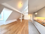 ALSAOL IMMOBILIEN: Bestes Schwabing - Erstbezug-cooles Dachgeschoß-Loft mit Galerie und Dachterrasse - Essen -Wohnen