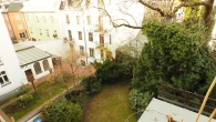 Gut geschnittene 3-Zimmerwohnung mit Altbau-Charme in bester Lage in Neuhausen! - Blick in den Innenhof