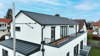 Neubau EBZ: traumhaftes sonniges Penthouse mit Süd-Dachterrasse in grüner, ruhiger Lage in Karlsfeld - Penthouse Ansicht