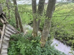 Idyllisches, großes Freizeitgrundstück in Goldbach - Burgau, Nähe Stuttgart - mit eigenem Weiher - kleiner Bach