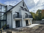 NEUBAU Erstbezug: Schicke sonnige 3 Zimmer Wohnung mit Süd- und Westbalkon in guter Lage Hadern ! - Hausansicht West