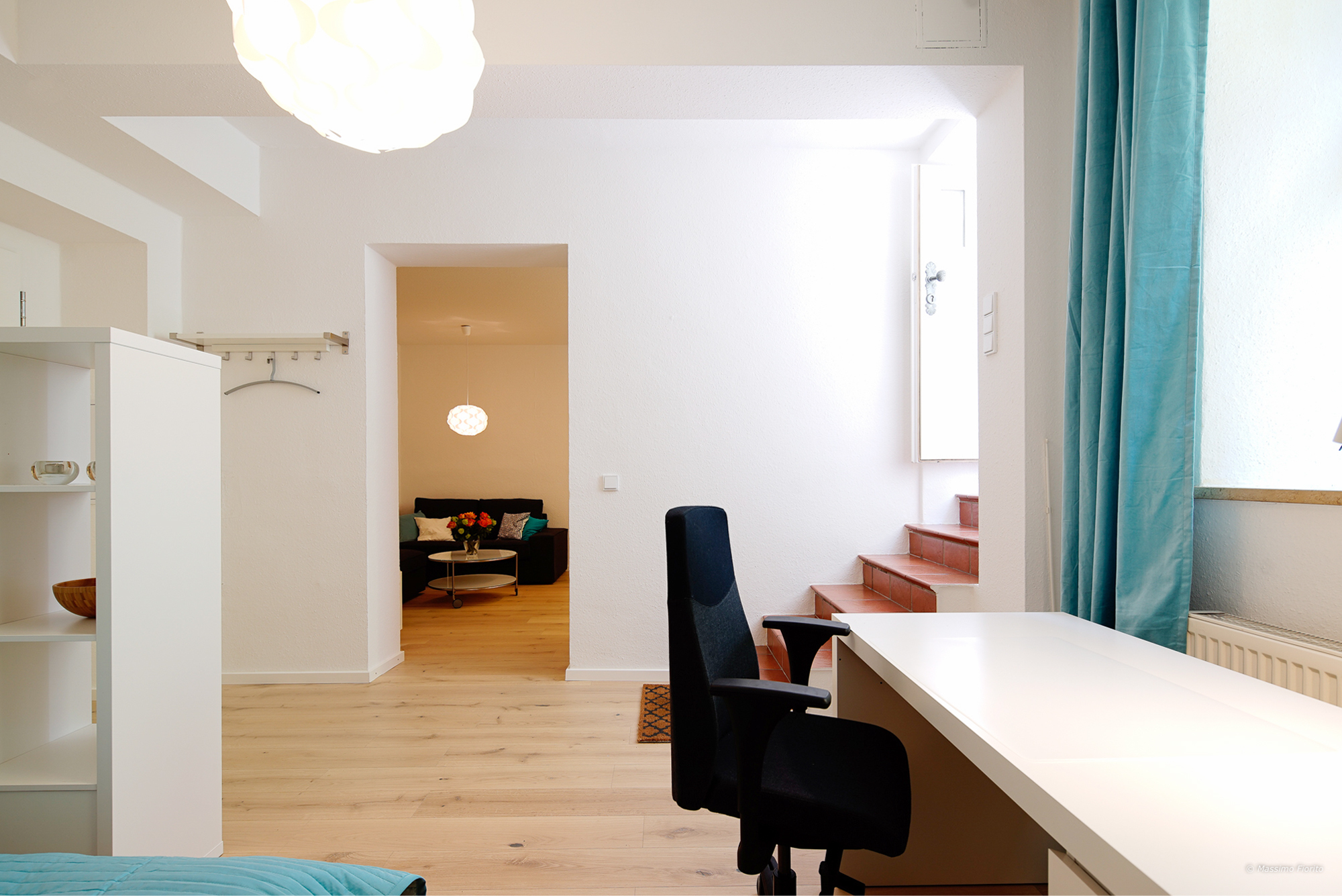 Arbeiten m. Ausgang Innenhof