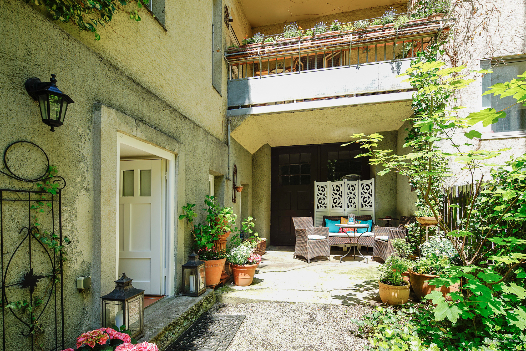 Zugang zum Innenhof und Garten
