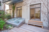 Gewerbliches Loft mit gehobener Aussattung in bester Lage Haidhausen im französischen Viertel! - Terrasse und Lichtschacht UG
