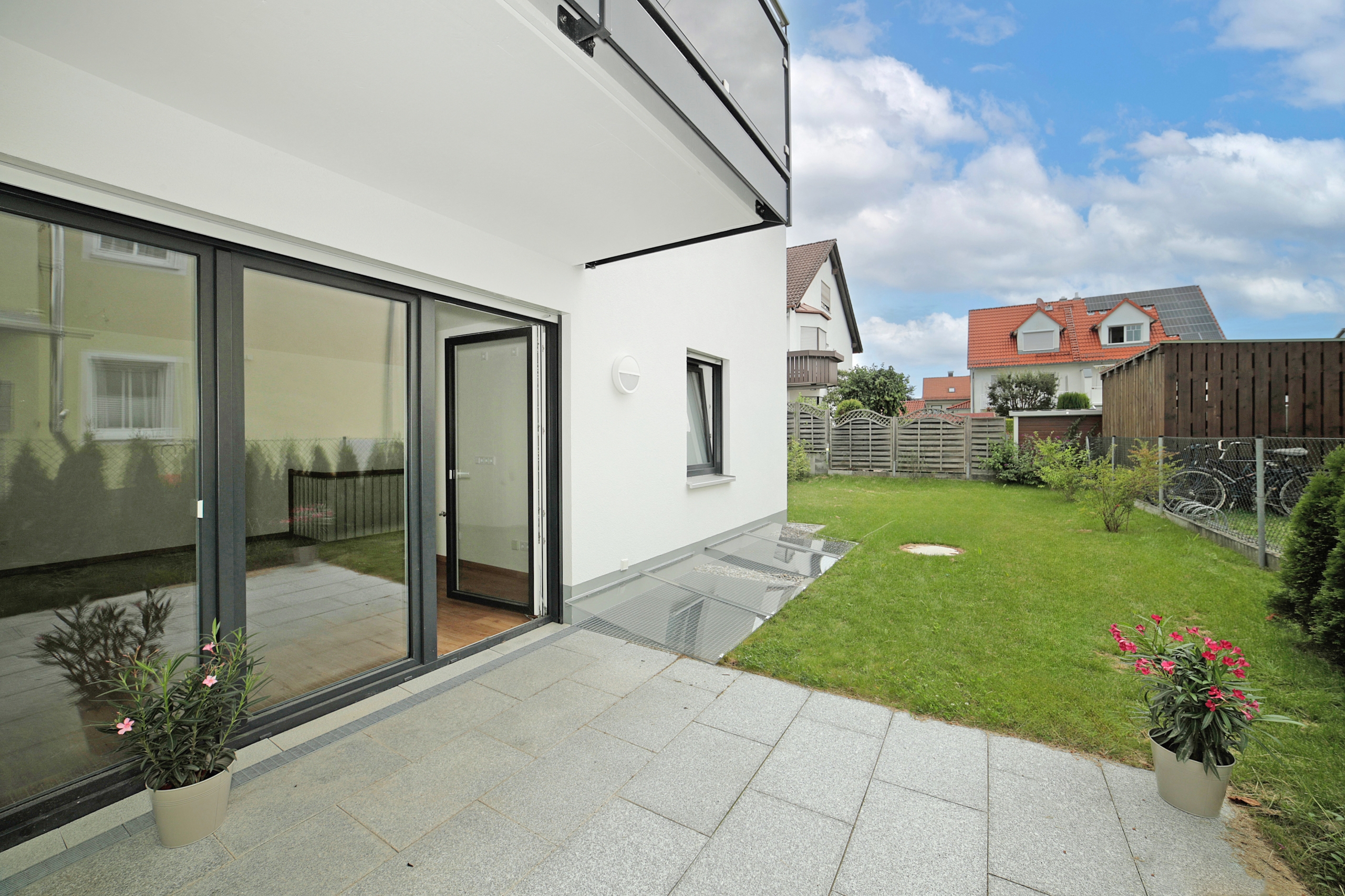 Ausgang Wohnen zur Terrasse