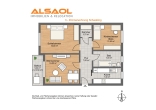 Alsaol Immobilien: Hochwertige, sanierte 3-Zimmer-Wohnung mit S/W-Balkon in Toplage Schwabing - Alsaol Grundriss