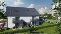 NB EBZ: Sonnige gut geschnittene 2 Zimmer Gartenwohnung mit Südausrichtung in bester Lage Türkenfeld - Gartenwohnungen Südansicht