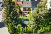 Großzügige DHH mit idyllischem, sonnigen Garten+Südterrasse in sehr guter, ruhiger Lage in Germering - Aufsicht Grundstück Süden