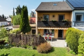 Großzügige DHH mit idyllischem, sonnigen Garten+Südterrasse in sehr guter, ruhiger Lage in Germering - Hausansicht Süden