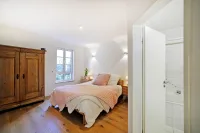 Schlafzimmer mit Bad