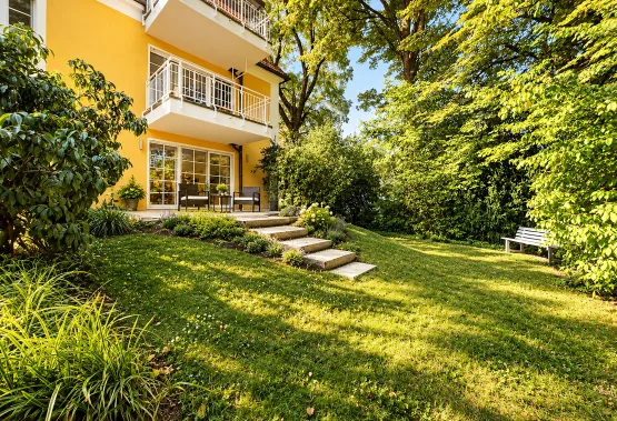 Garten - Rasen visualisiert