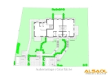 Neubau Außergewöhnliches modernes Reihenmittelhaus m. 7 Zimmern in idyllischer Lage Starnberg-Percha - Grundriss Aussenanlage